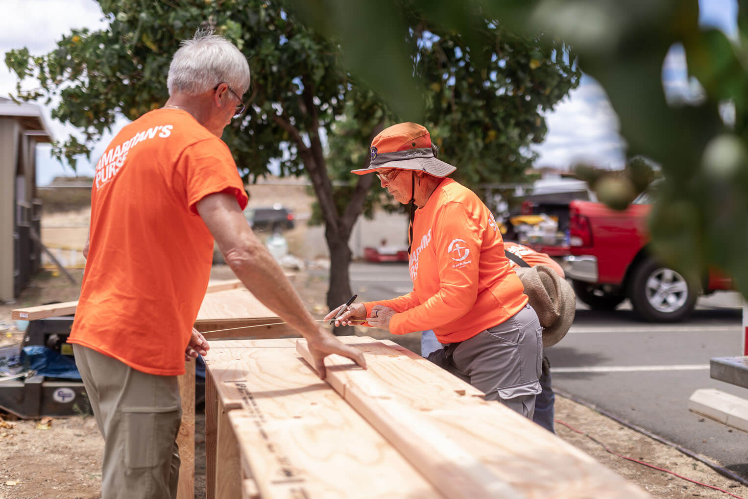 Samaritan's Purse volunteer teams are readying supplies and materials as we prepare to help homeowners.